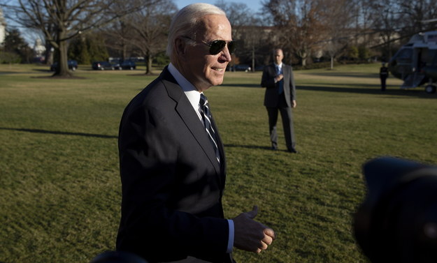 Joe Biden po powrocie do Białego Domu /MICHAEL REYNOLDS    /PAP/EPA