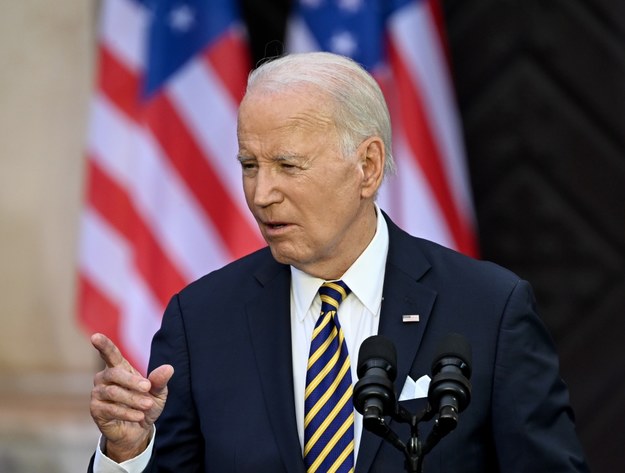 Joe Biden, prezydent Stanów Zjednoczonych /FILIP SINGER /PAP/EPA