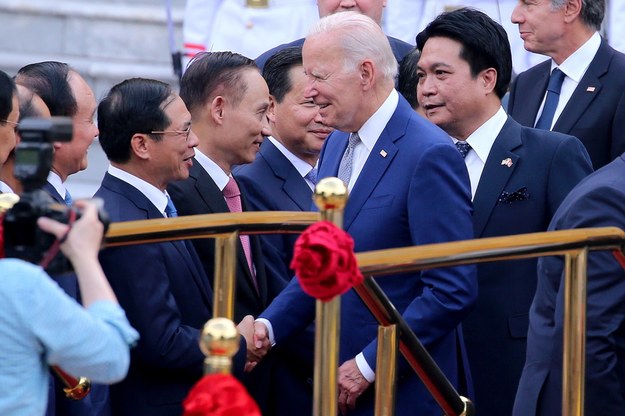 Joe Biden przybył z wizytą do Wietnamu /LUONG THAI LINH /PAP/EPA