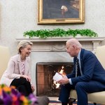 Joe Biden przyjął Ursulę von der Leyen. "Zamknąć dostęp Rosji do wszystkich dostaw"