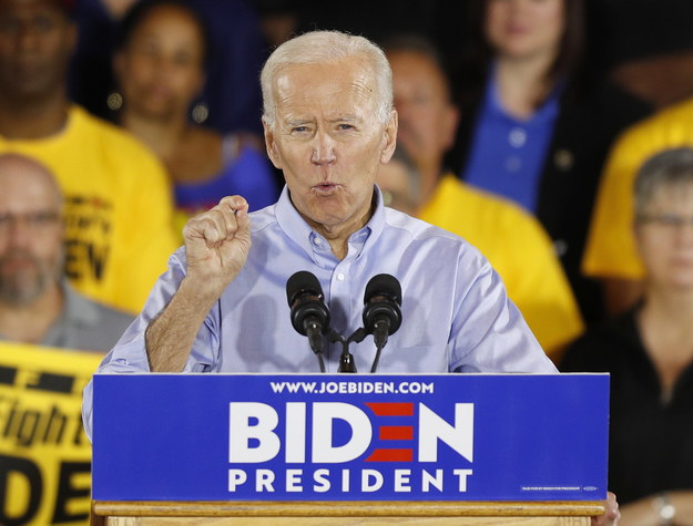 Joe Biden rozpoczął kampanię prezydencką /DAVID MAXWELL /PAP/EPA