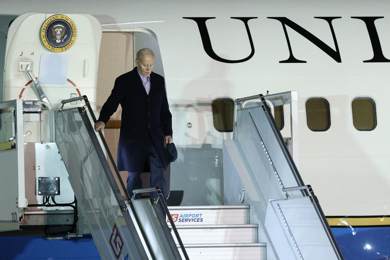 Joe Biden w Polsce. Air Force One wylądował w Warszawie