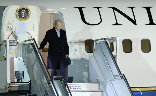 Joe Biden w Polsce. Air Force One wylądował w Warszawie
