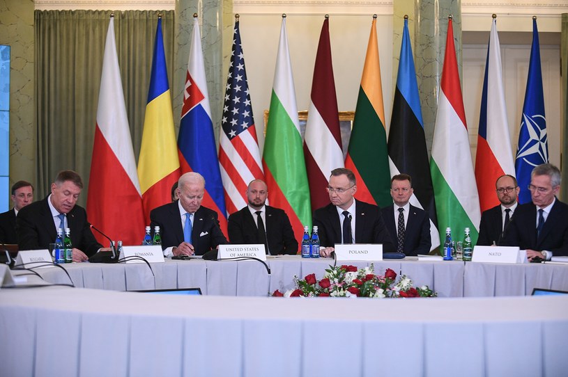 Joe Biden w Polsce. Szczyt Bukaresztańskiej Dziewiątki w Warszawie / 	Marcin Obara  /PAP