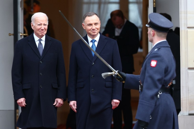 Joe Biden w Warszawie /Andrzej Iwańczuk /Reporter