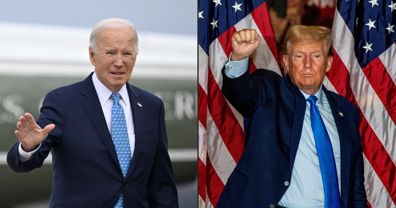 Joe Biden żegna się z wyścigiem o Biały Dom. Inwestorzy analizują teraz szanse Trumpa w starciu z nowym kandydatem demokratów /ANDREW CABALLERO-REYNOLDS, JOSEPH PREZIOSO /AFP