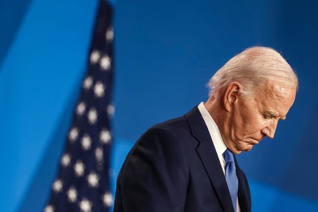 Joe Biden zrezygnował ze startu w wyborach prezydenckich /JIM LO SCALZO /PAP/EPA