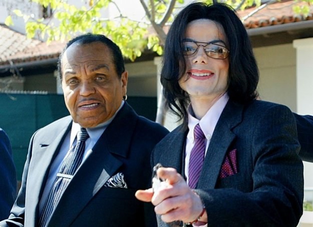 Joe i Michael Jacksonowie fot. Pool /Getty Images/Flash Press Media