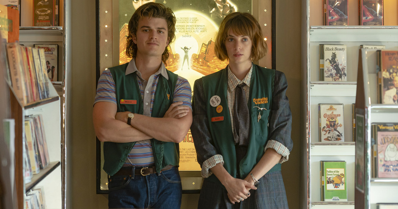 Joe Keery i Maya Hawke w serialu "Stranger Things" /Tina Rowden/Netflix © 2022 /materiały prasowe