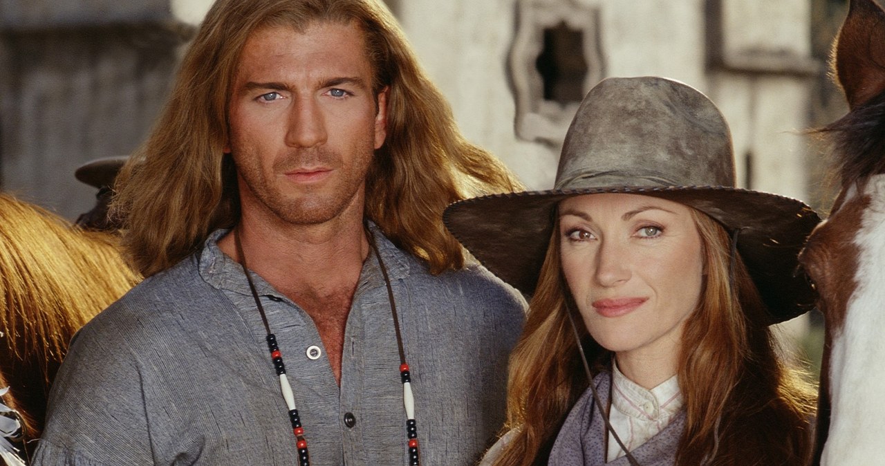 Joe Lando i Jane Seymour na planie "Doktor Quinn" /Spike Nannarello/CBS Photo Archive/Getty Images /Getty Images