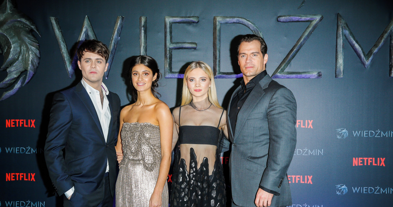 Joey Batey, Anya Chalotra, Henry Cavill, Freya Allan / Piotr Podlewski /AKPA