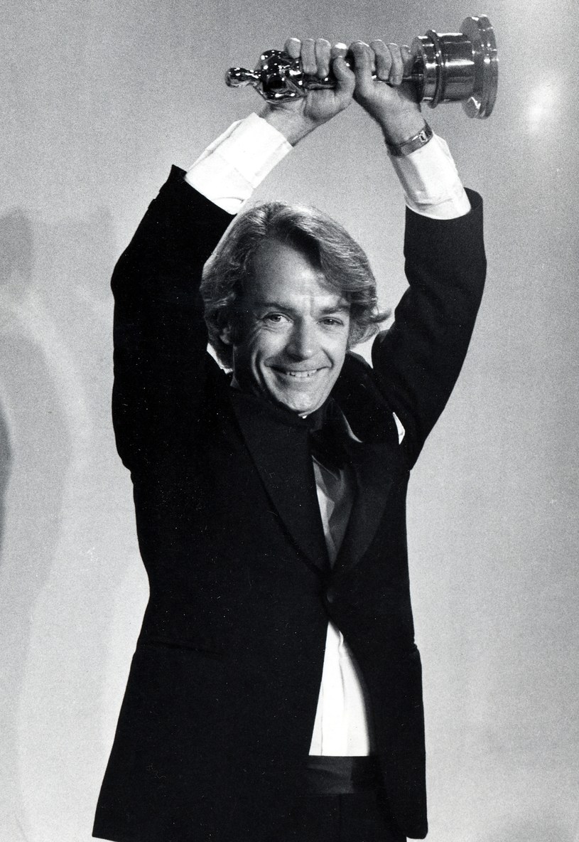 John Avildsen z Oscarem za "Rocky'ego" w 1977 roku /Ron Galella / Contributor /Getty Images