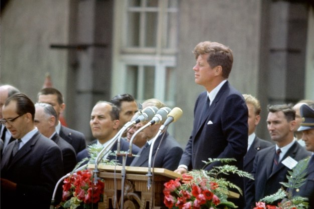 John Fitzgerald Kennedy w Berlinie w 1963 roku /Heinz-Jürgen Göttert /PAP/EPA
