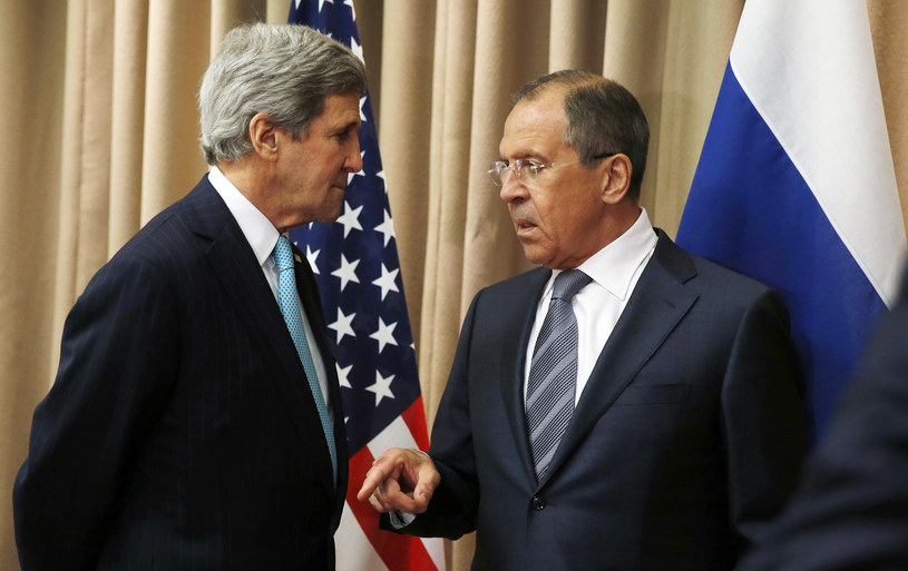 John Kerry i Siergiej Ławrow /AFP