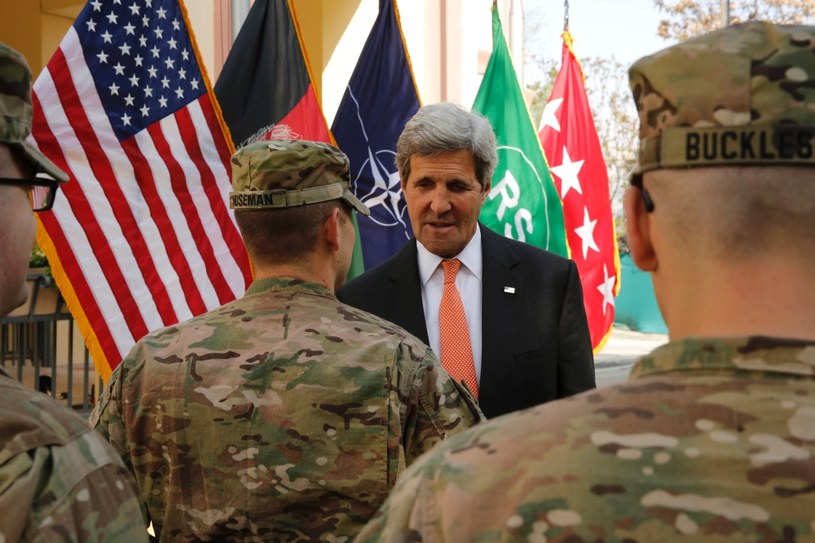 John Kerry z wizytą w Afganistanie /AFP