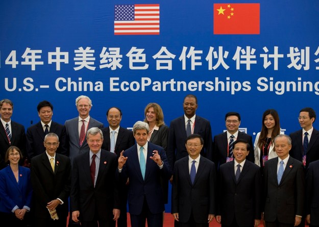 John Kerry z wizytą w Chinach /ANDY WONG /PAP/EPA
