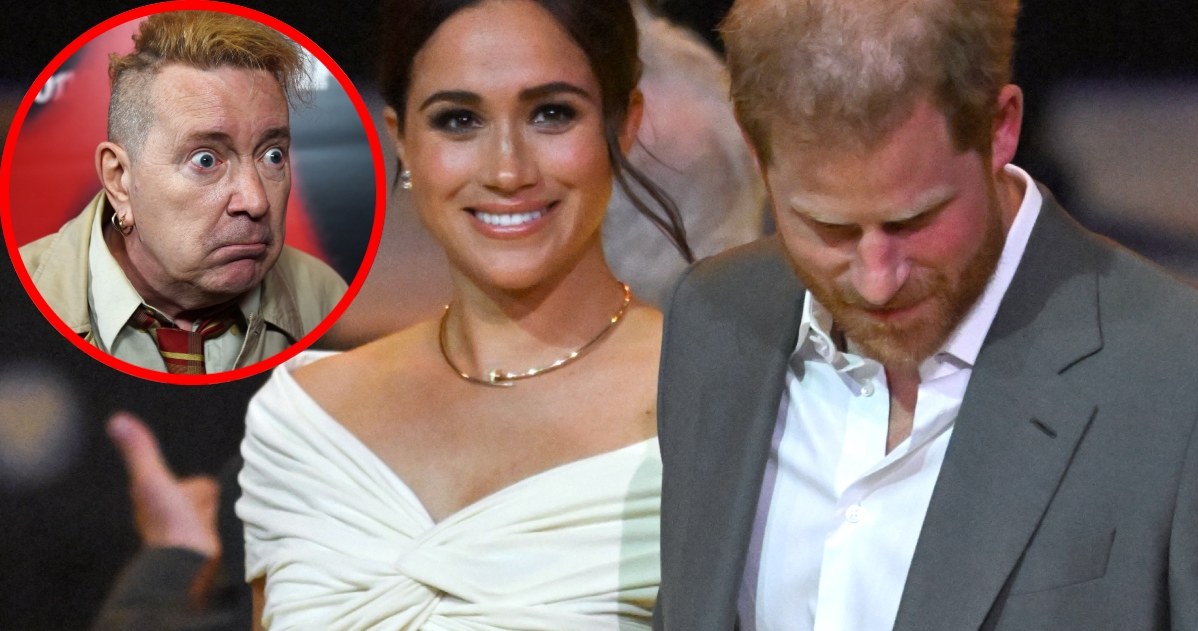 John Lydon, książę Harry i Meghan Markle /Getty Images