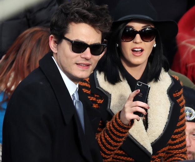 John Mayer z aktualną dziewczyną, Katy Perry - fot. Alex Wong /Getty Images/Flash Press Media