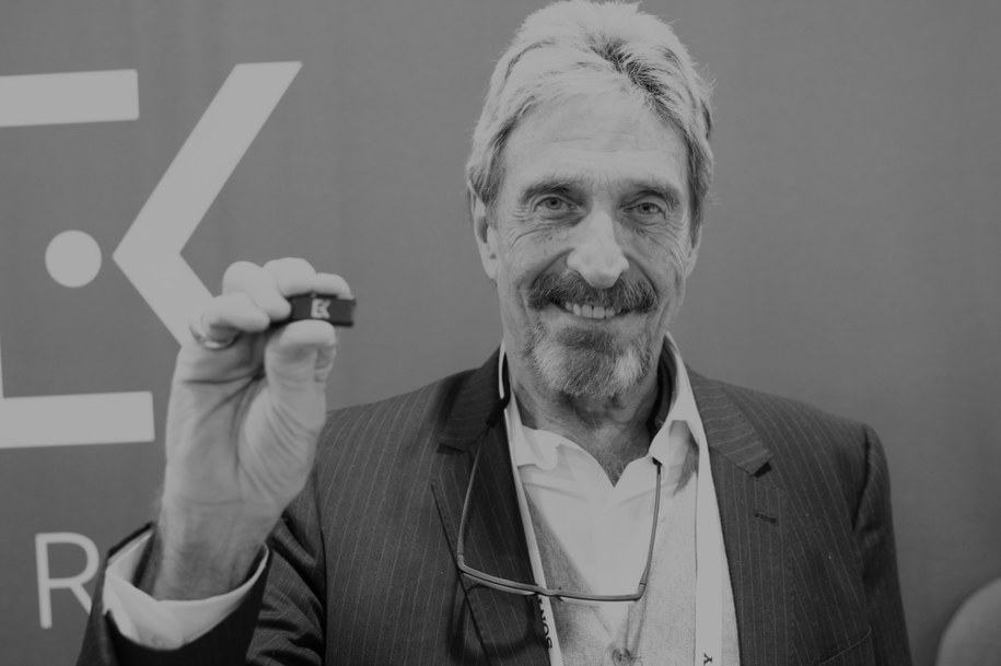 John McAfee /	Christoph Dernbach /PAP/EPA