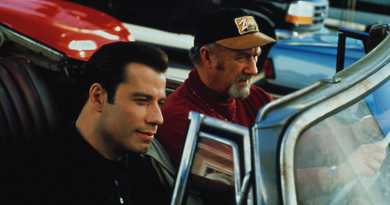 John Travolta i Gene Hackman w filmie "Dorwać małego" /AKPA