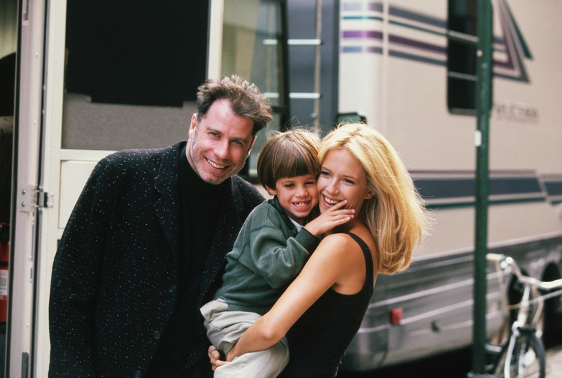 John Travolta i Kelly Preston z synem /Getty Images