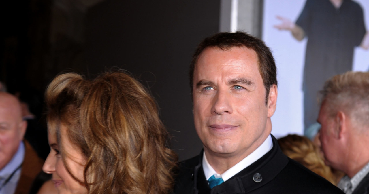 John Travolta z żoną /Kevin Winter /Getty Images