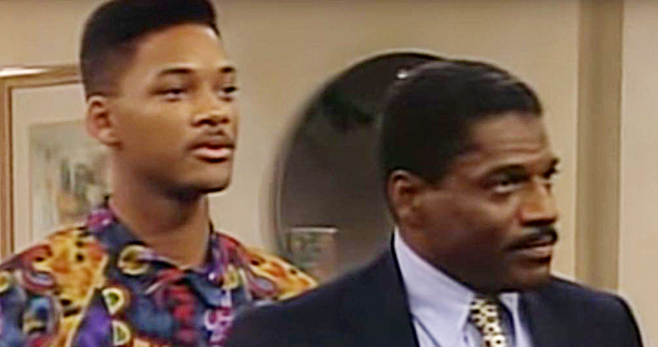 John Wesley (z prawej) i Will Smith w serialu "Bajer z Bel-Air" /NBC /materiały prasowe