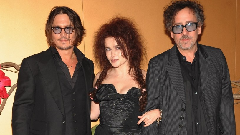 Johnny Depp, Helena Bonham Carter i Tim Burton w 2009 roku /Jamie McCarthy/WireImage /Getty Images