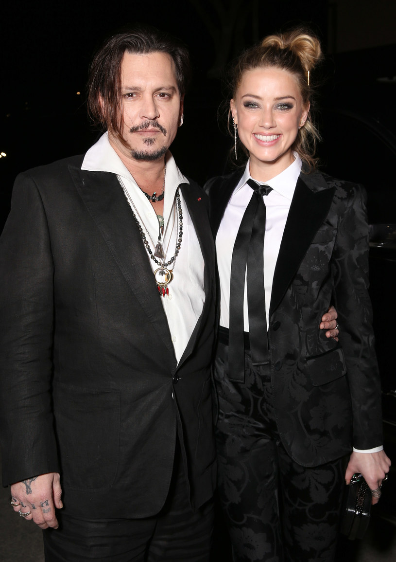 Johnny Depp i Amber Heard, 2015 r. /Todd Williamson /Getty Images
