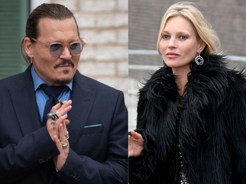 Johnny Depp i Kate Moss przyłapani na imprezie /Dave J Hogan/Getty Images /Getty Images