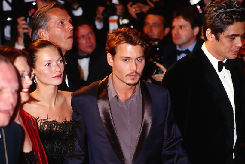 Johnny Depp i Kate Moss  w 1998 roku /Getty Images