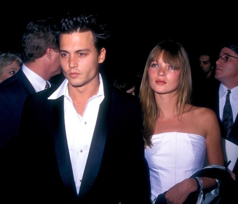 Johnny Depp i Kate Moss /Barry King/WireImage /Getty Images