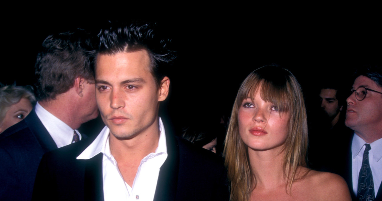 Johnny Depp i Kate Moss /Barry King/WireImage /Getty Images