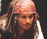 Johnny Depp jako kapitan Jack Sparrow /