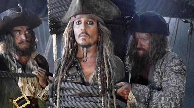 Johnny Depp na planie piątej części "Piratów z Karaibów" /materiały prasowe
