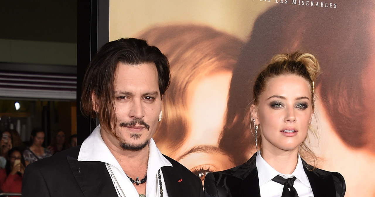 Johnny Depp obecnie jest mężem Amber Heard /Jason Merritt /Getty Images