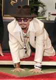 Johnny Depp podczas ceremonii /AFP