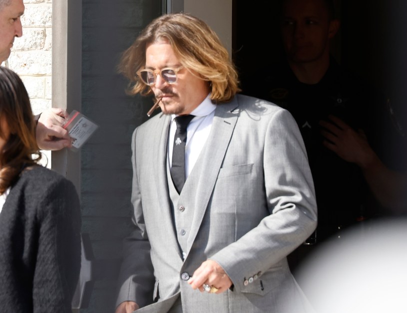Johnny Depp sfotografowany przed sądem /Paul Morigi/Getty Images /Getty Images