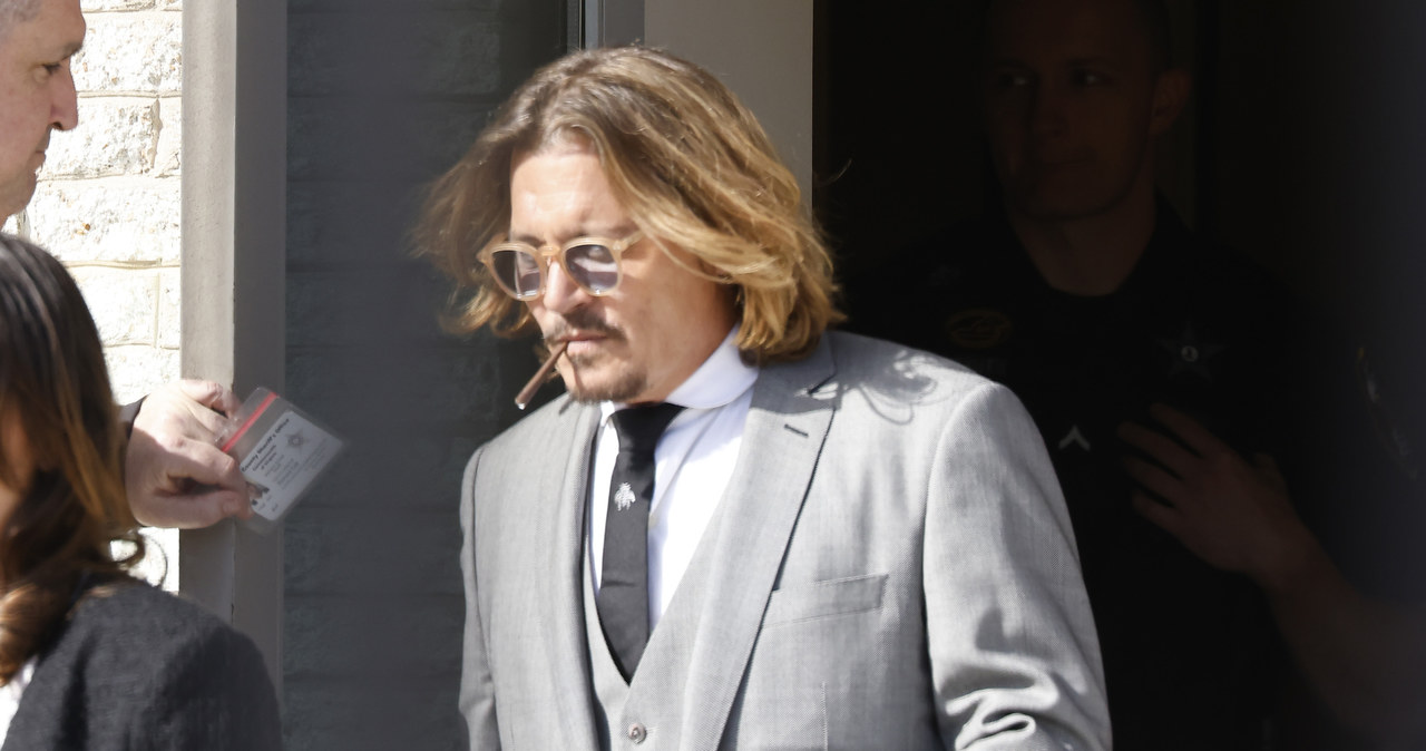 Johnny Depp sfotografowany przed sądem /Paul Morigi/Getty Images /Getty Images