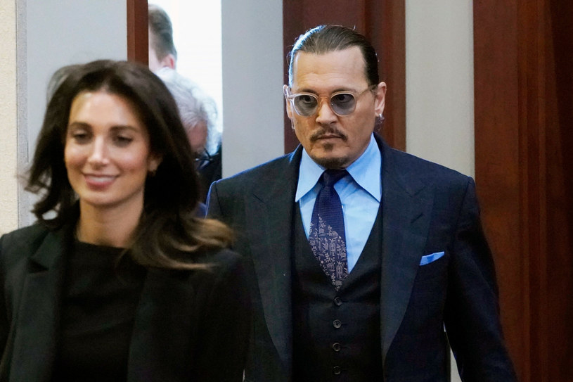 Johnny Depp w sądzie /Steve Helber /East News