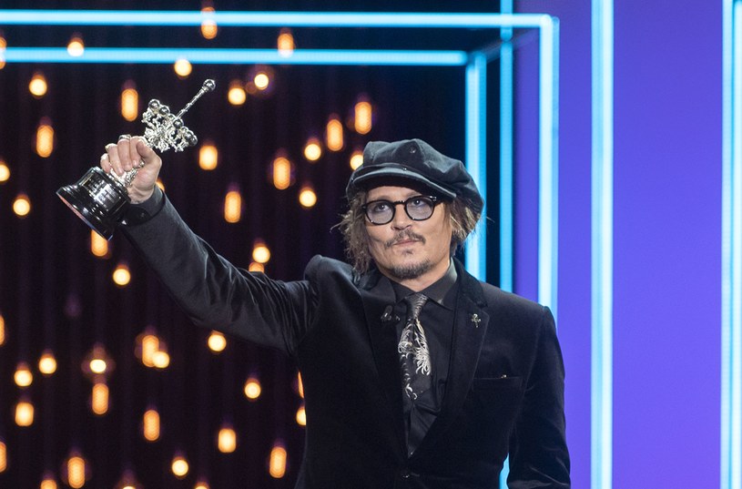 Johnny Depp z nagrodą Donostia Award na festiwalu w San Sebastian 2021, fot. Alberto Ortega /Europa Press /Getty Images
