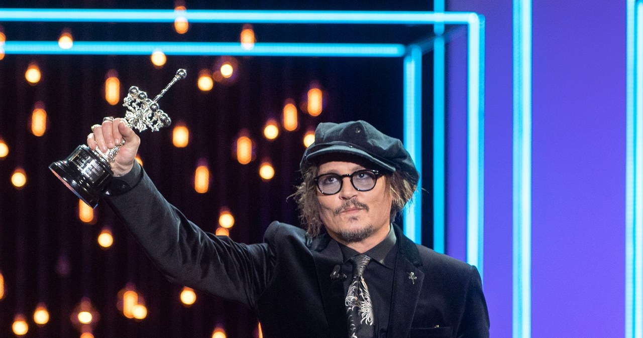 Johnny Depp z nagrodą Donostia Award na festiwalu w San Sebastian 2021, fot. Alberto Ortega /Europa Press /Getty Images