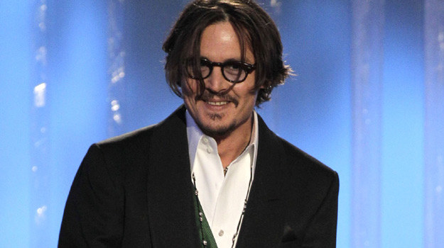 Johnny Depp zamiast z gwiazdami kina imprezuje z "dinozaurami" rocka / fot. Handout /Getty Images/Flash Press Media
