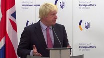 Johnson na Ukrainie: Konieczne wypełnienie umowy zawartej w Minńsku