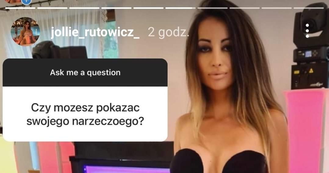 Jola Rutowicz o swoim narzeczonym /Screen z instastory www.instagram.com/jollie_rutowicz /Instagram