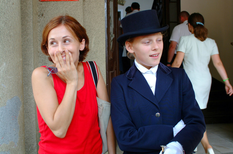 Jolanta Fraszyńska z córką Nastazją /AKPA