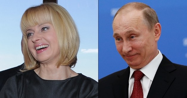 Jolanta Pieńkowska i Władimir Putin /- /MWMedia