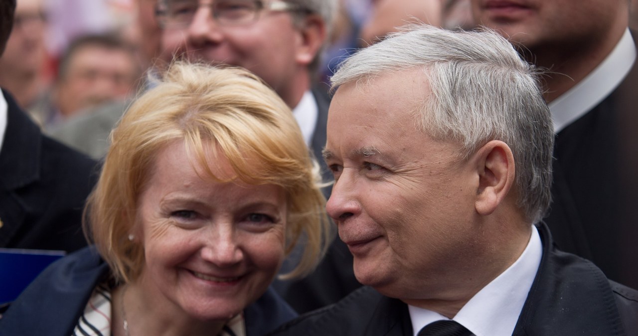 Jolanta Szczypińska i Jarosław Kaczyński /- /East News