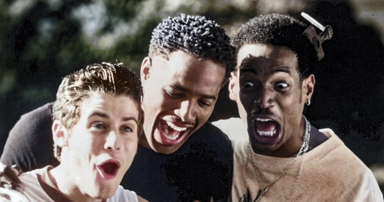 Jon Abrahams, Marlon Wayans i Shawn Wayans w "Strasznym filmie" /AKPA