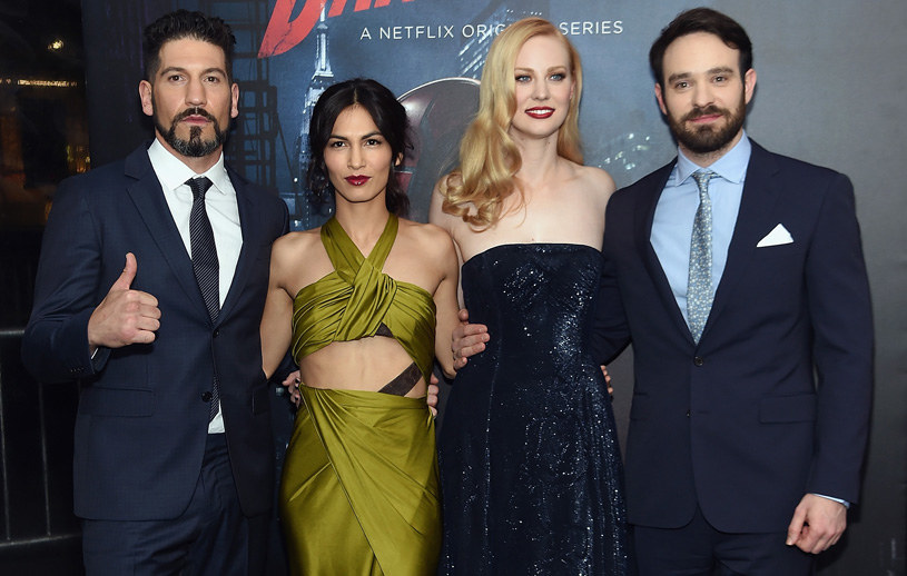 Jon Bernthal, Elodie Yung, Deborah Ann Woll, Charlie Cox /Jamie McCarthy /Getty Images